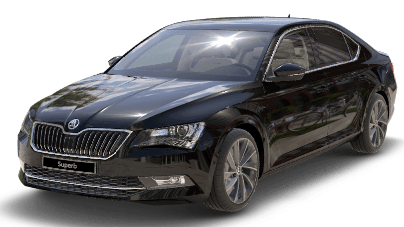 Executive sedan (Škoda Superb) used by CasaShuttle for private transfers in Morocco